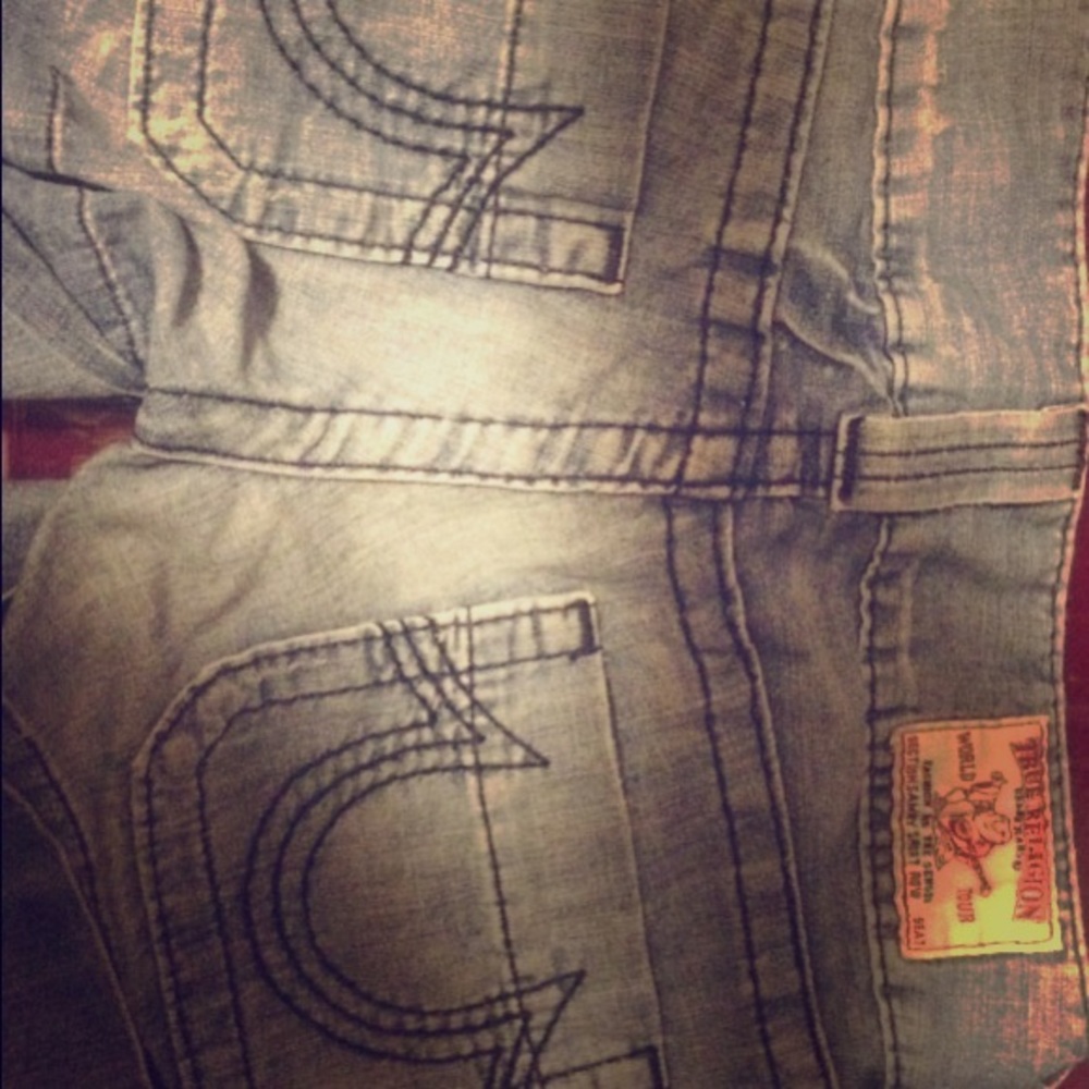 True Religion size 24 jean shorts